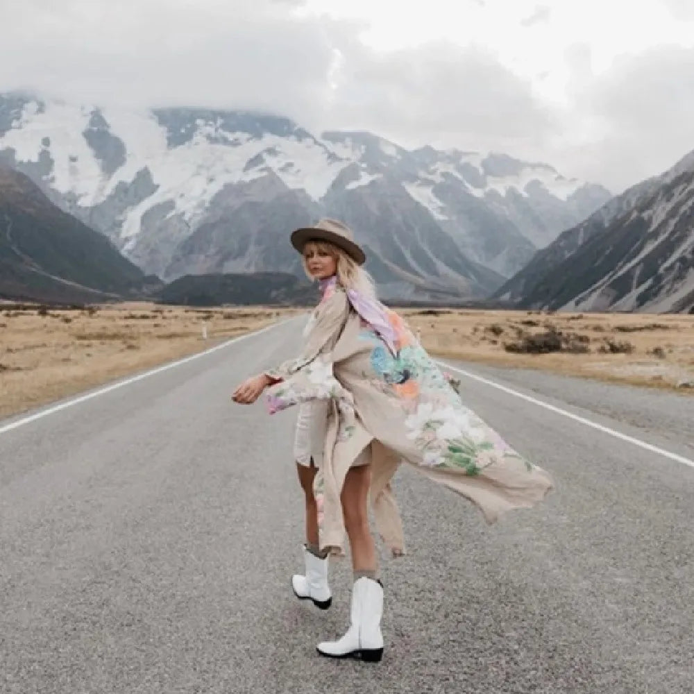 Bohemian Long Kimono