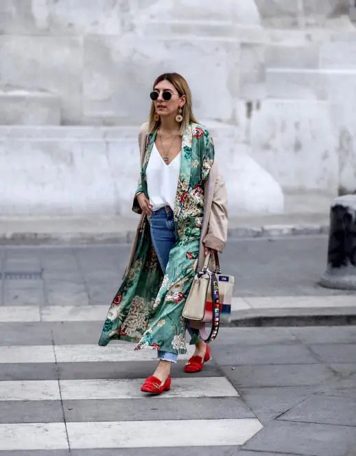 Bohemian Long Kimono