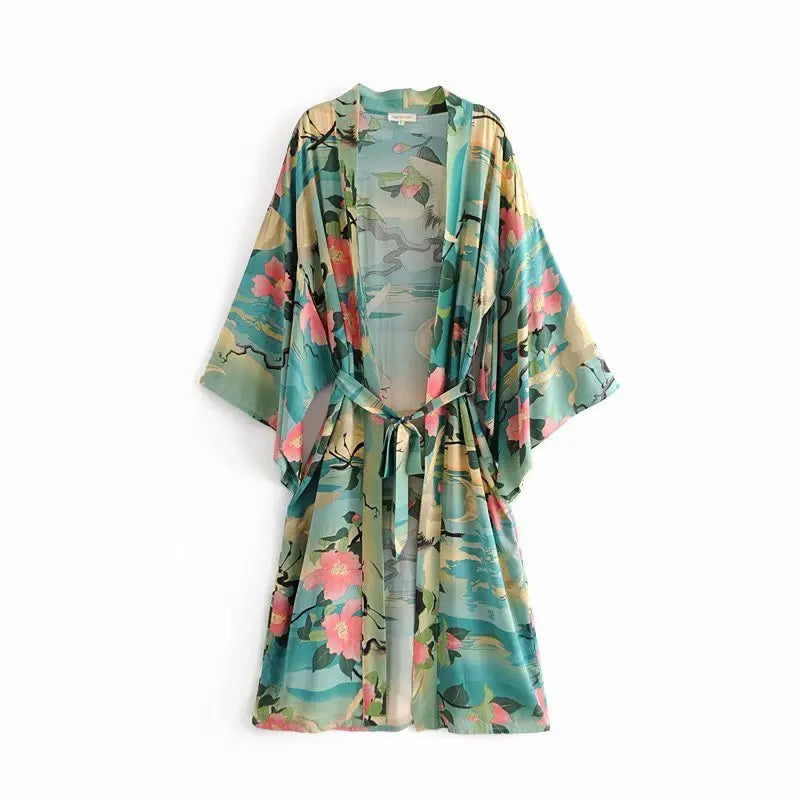Bohemian Long Kimono