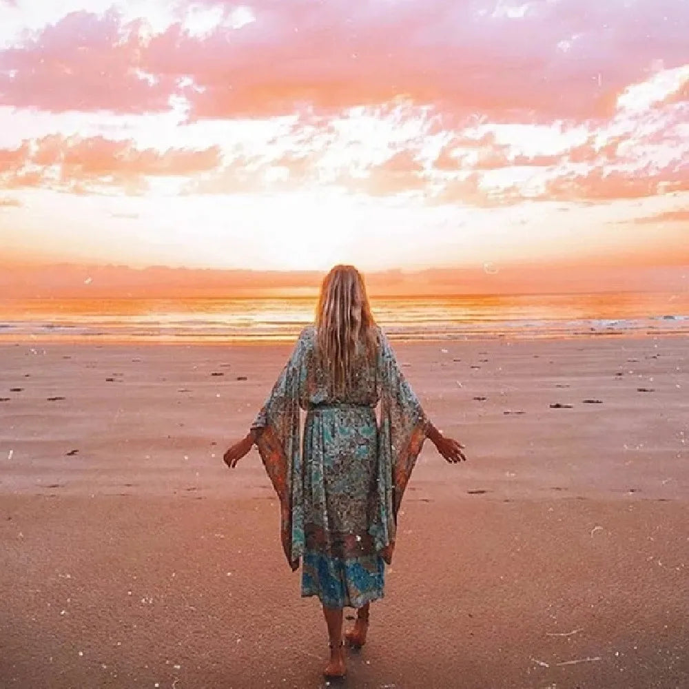 Bohemian Long Kimono