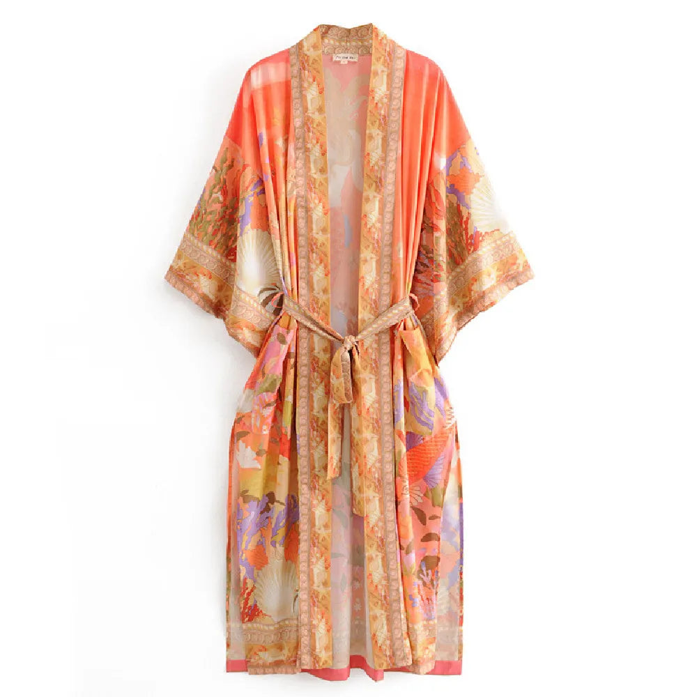 Bohemian Long Kimono