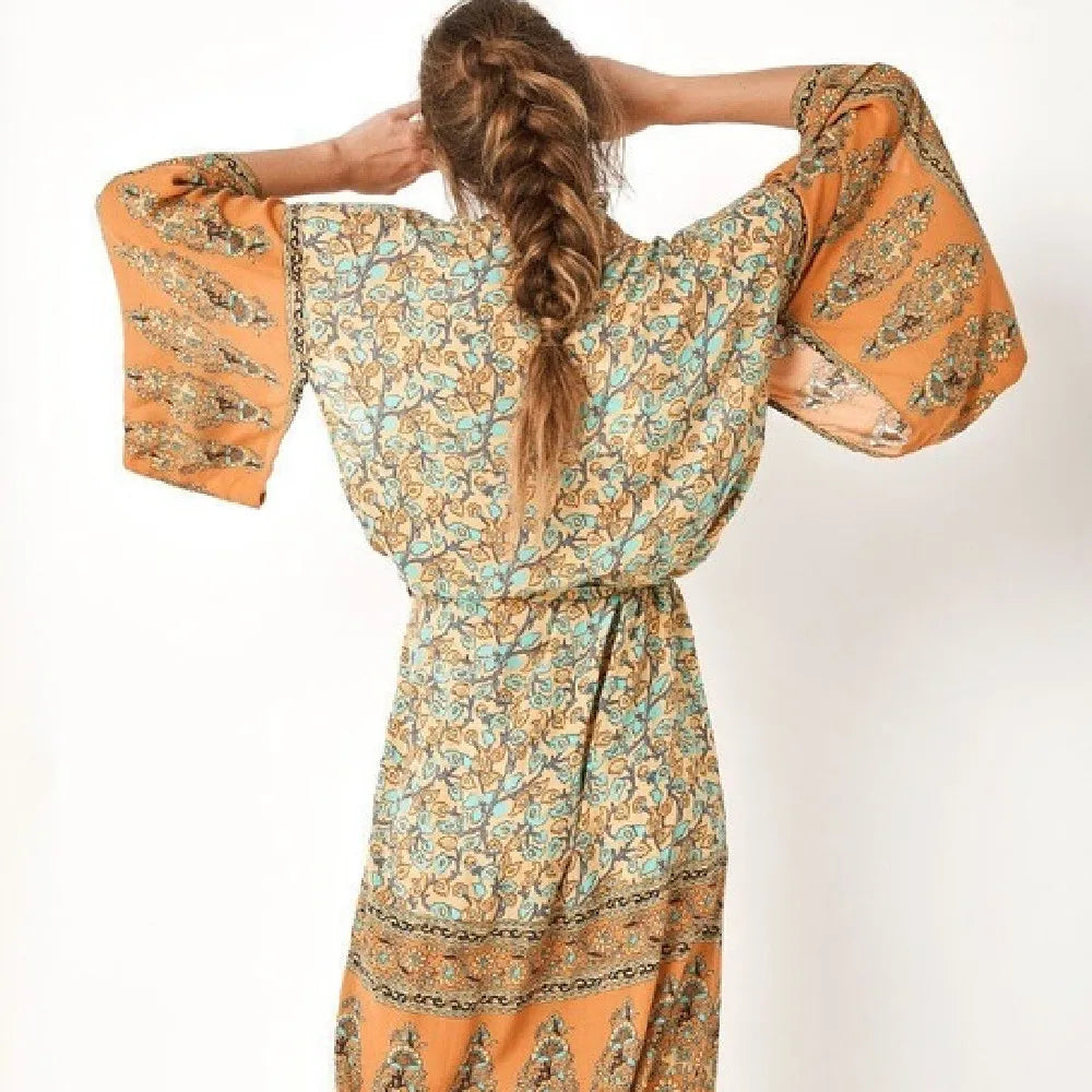 Bohemian Long Kimono