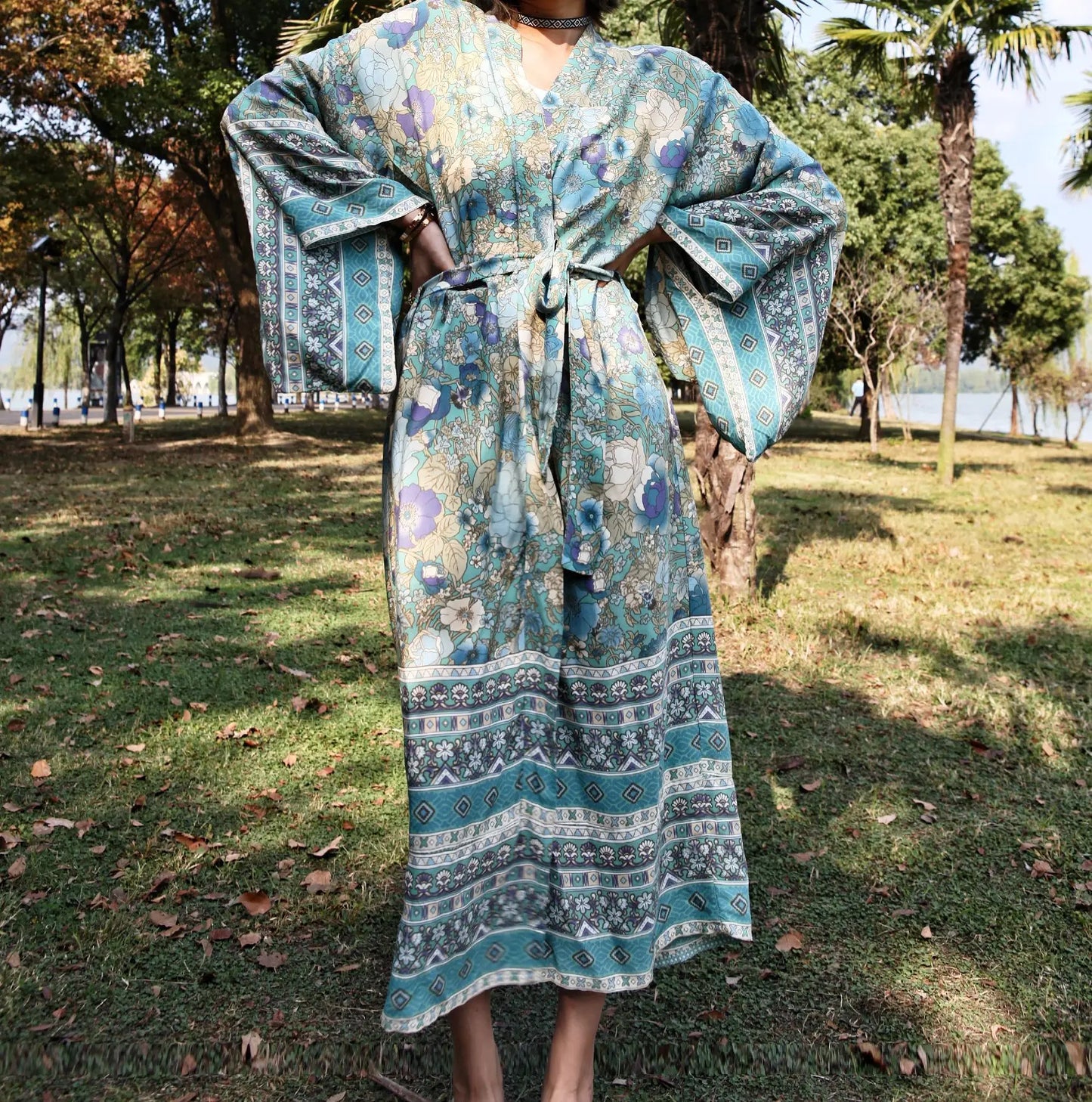 Bohemian Long Kimono