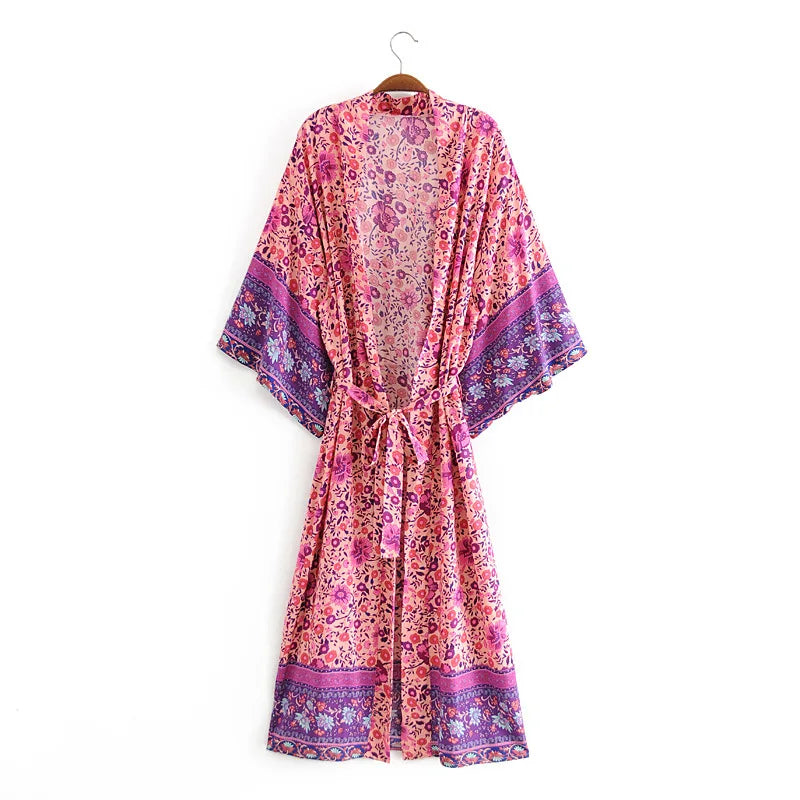 Bohemian Long Kimono