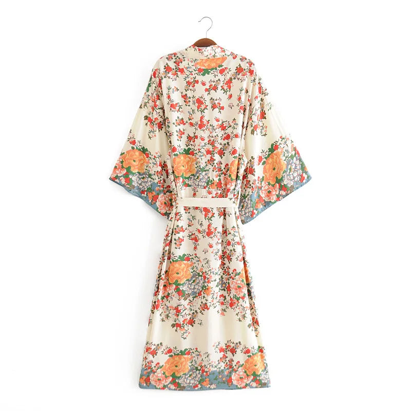 Bohemian Long Kimono