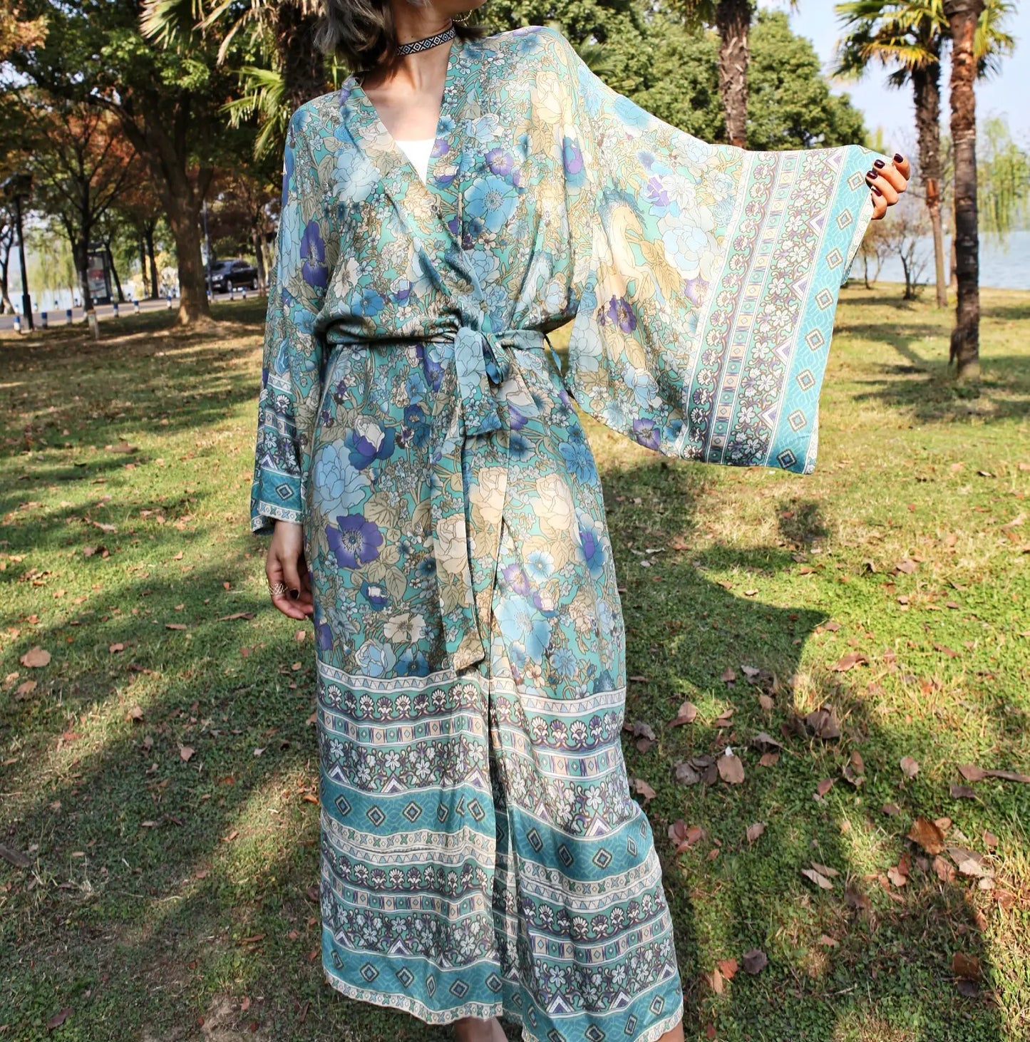 Bohemian Long Kimono