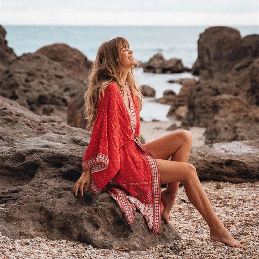 Bohemian Long Kimono