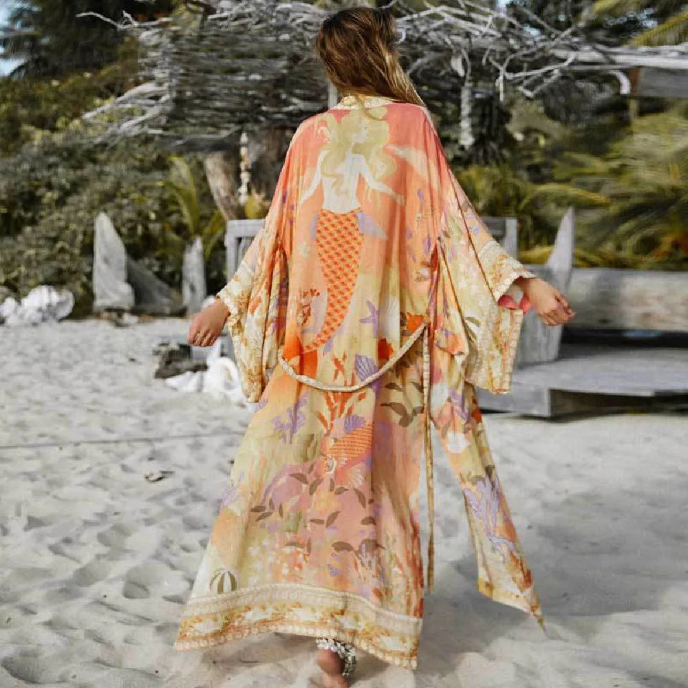 Bohemian Long Kimono