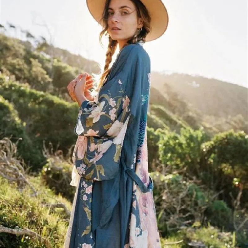 Bohemian Long Kimono