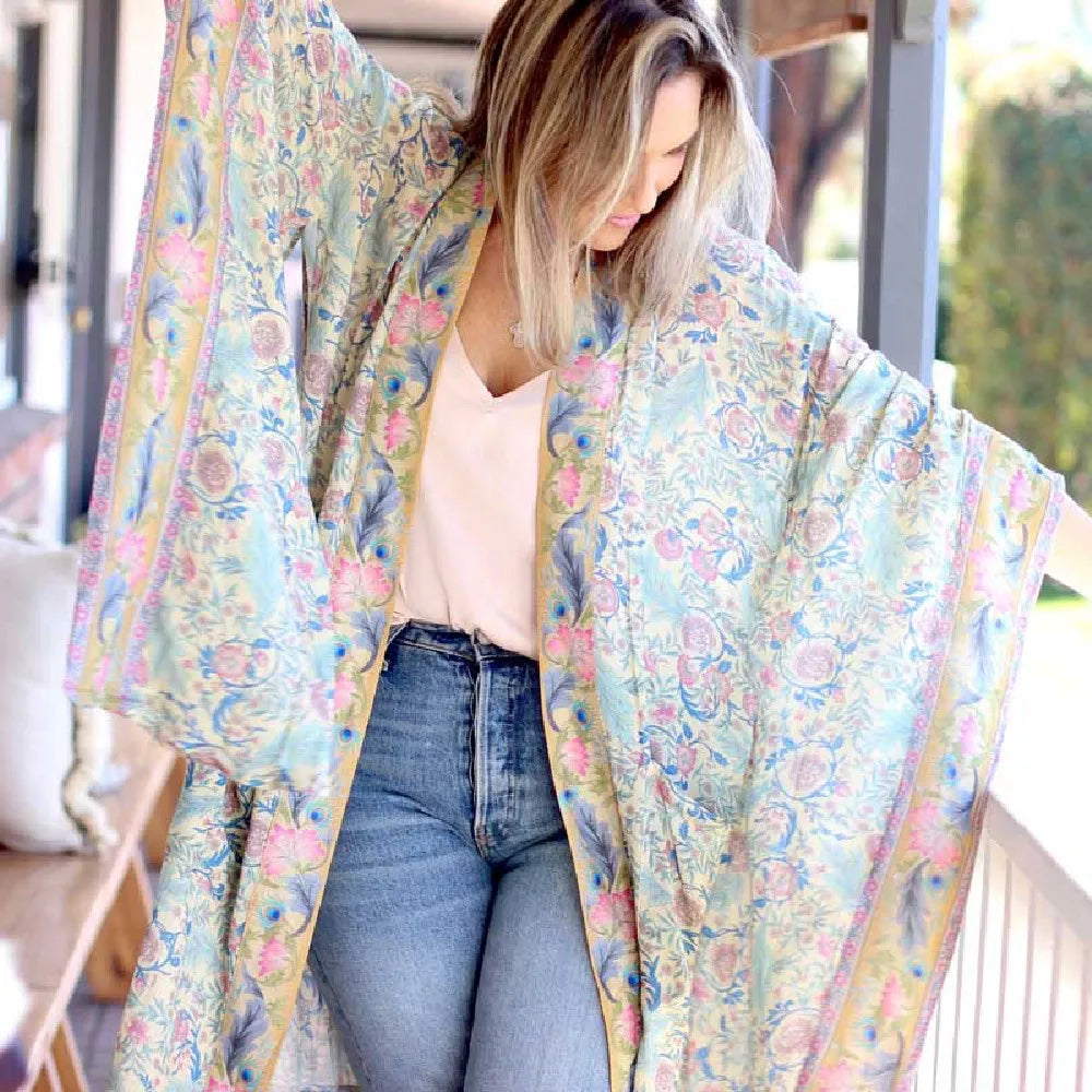 Bohemian Long Kimono