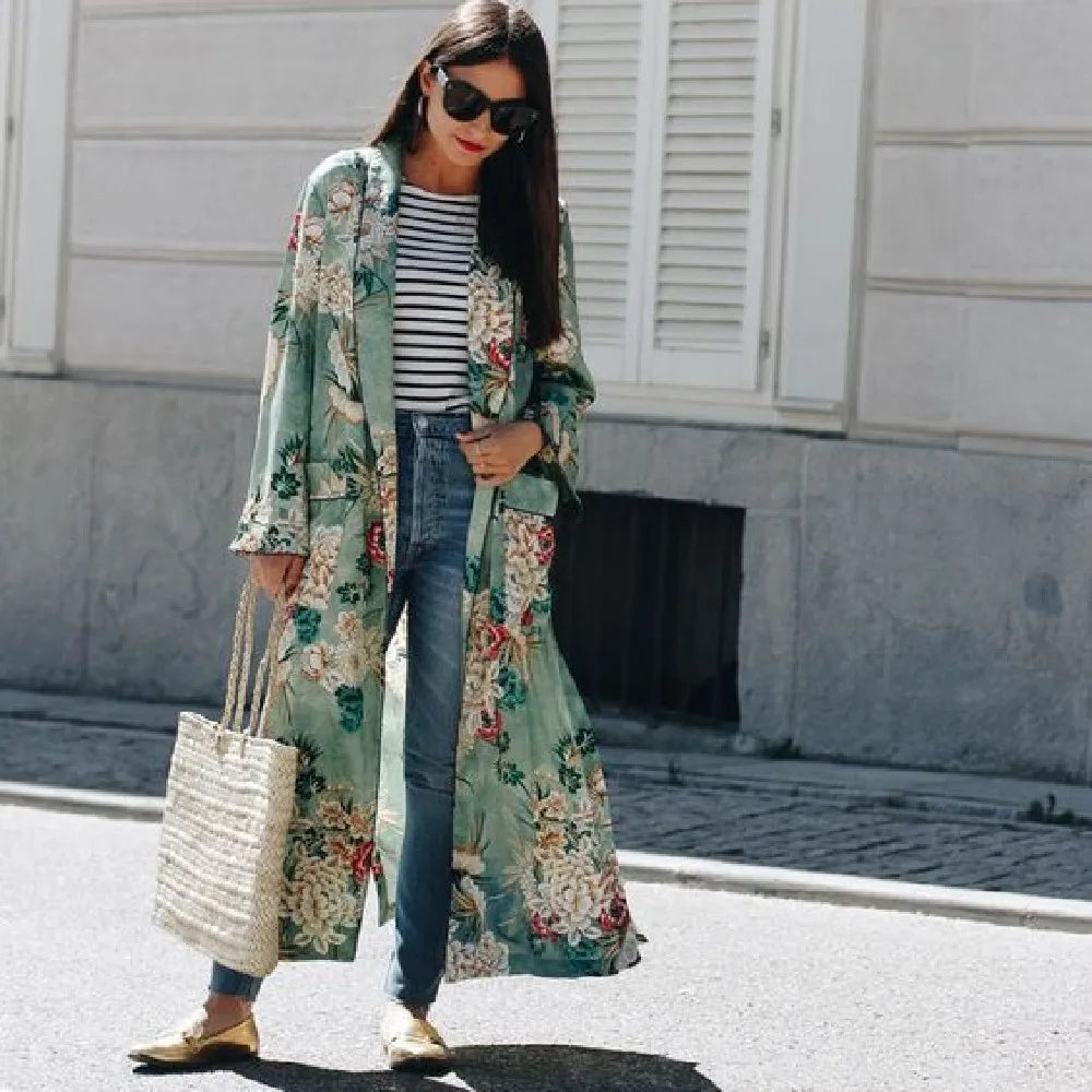 Bohemian Long Kimono