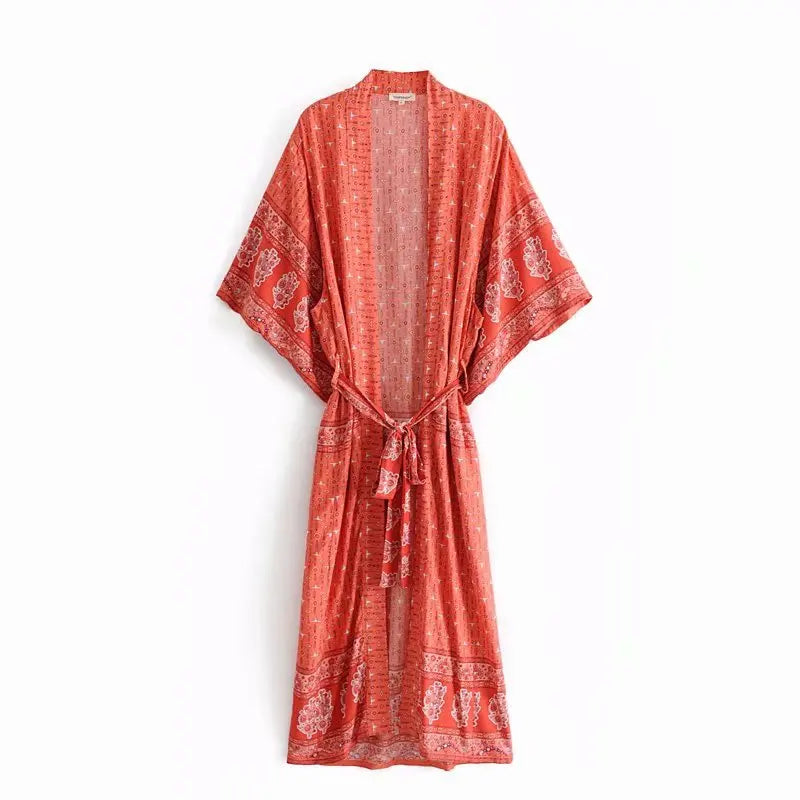Bohemian Long Kimono