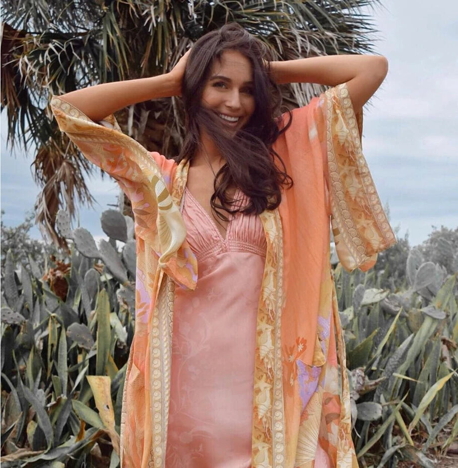 Bohemian Long Kimono