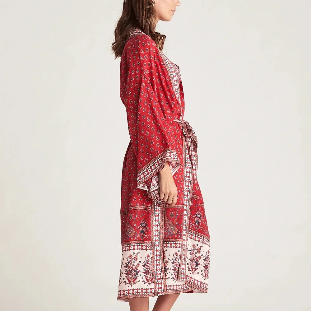 Bohemian Long Kimono