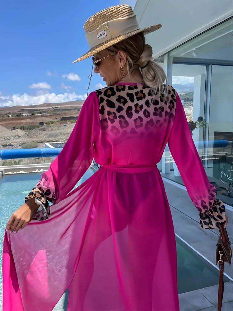 Leopard Beach Kimono