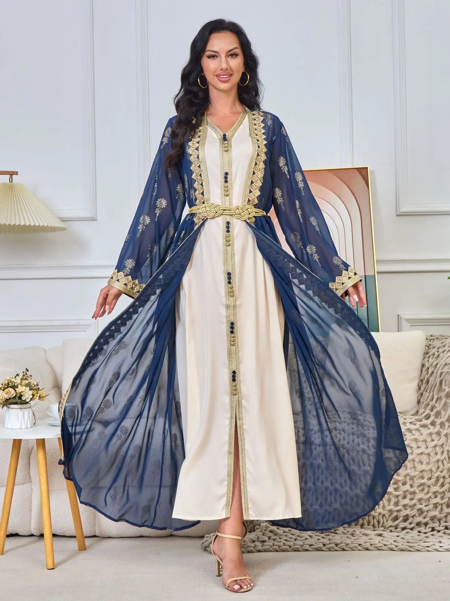 Luxury Dress 2 Piece Printed Embroidered outfit
