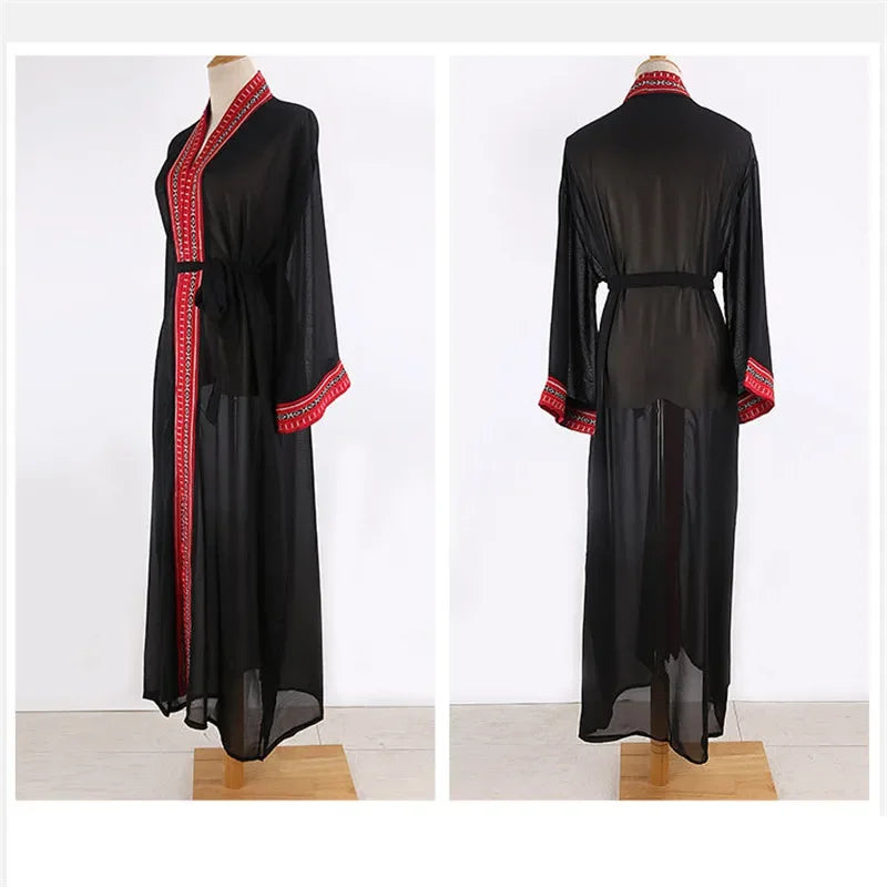 Chiffon Long Maxi Kimono