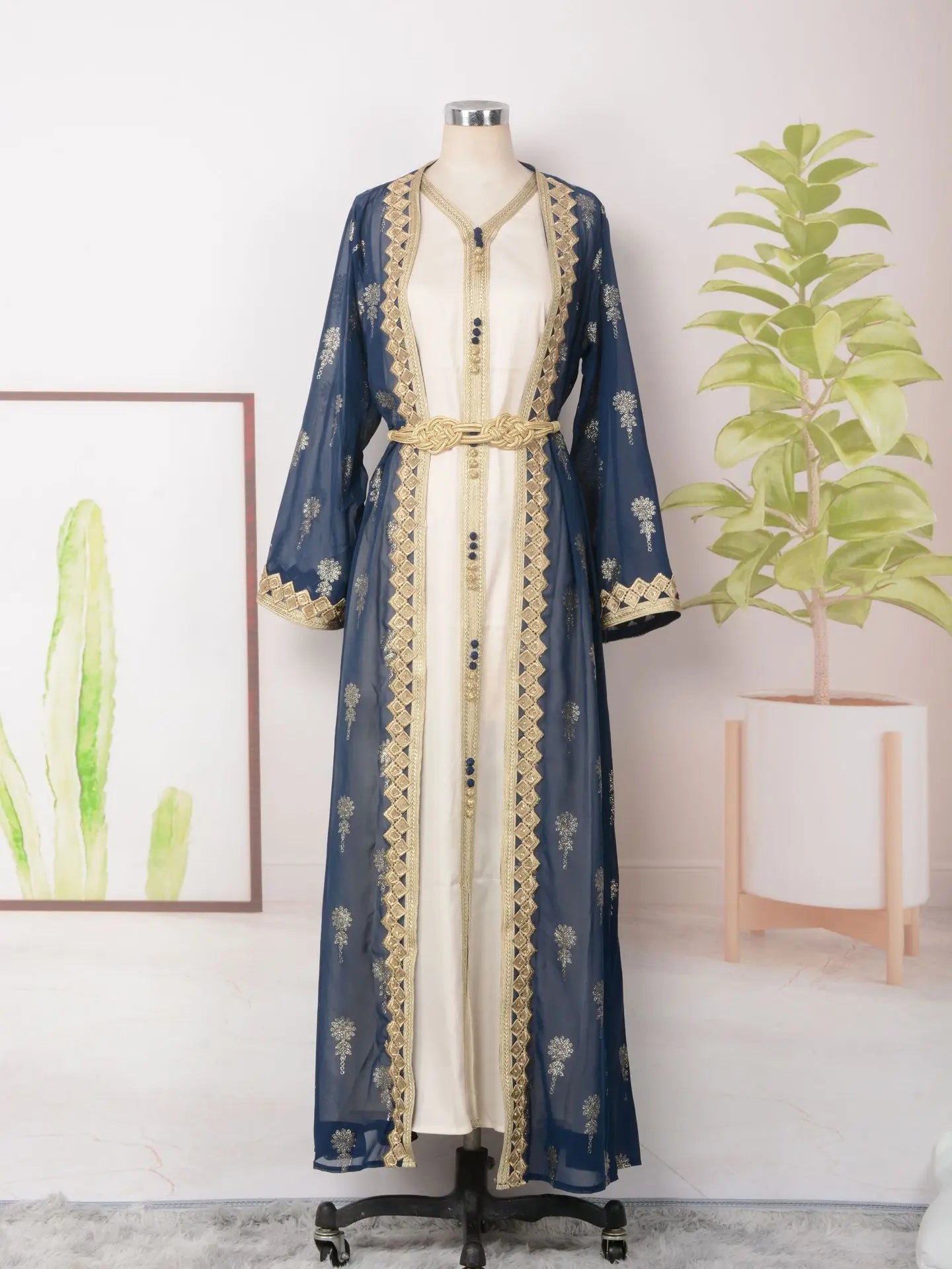 Luxury Dress 2 Piece Printed Embroidered outfit