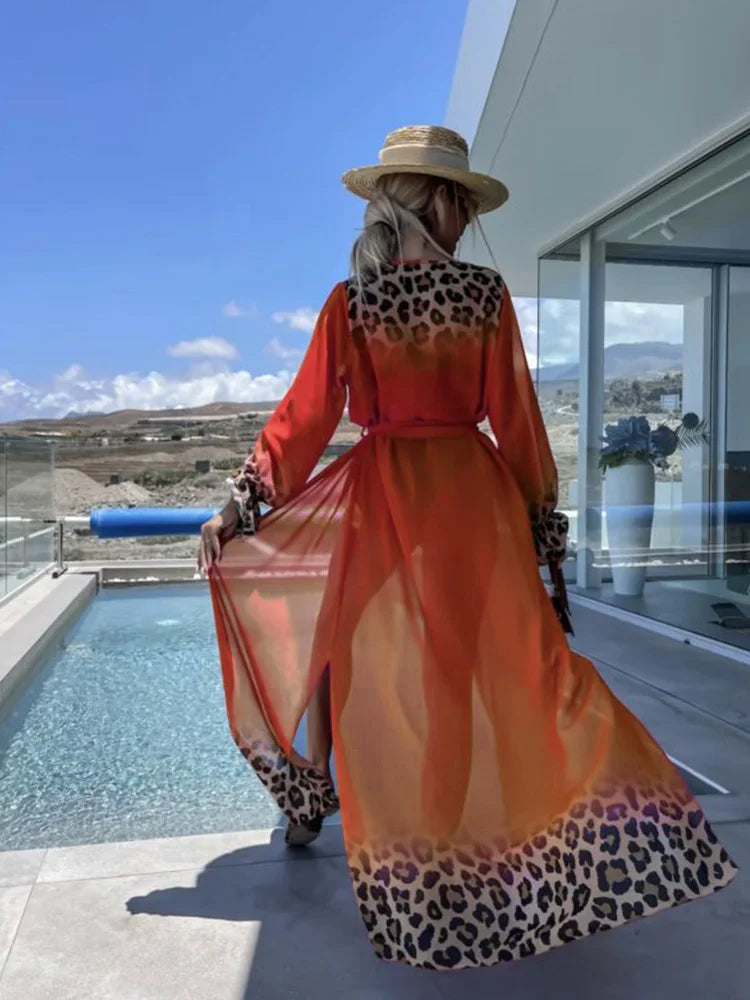 Leopard Beach Kimono