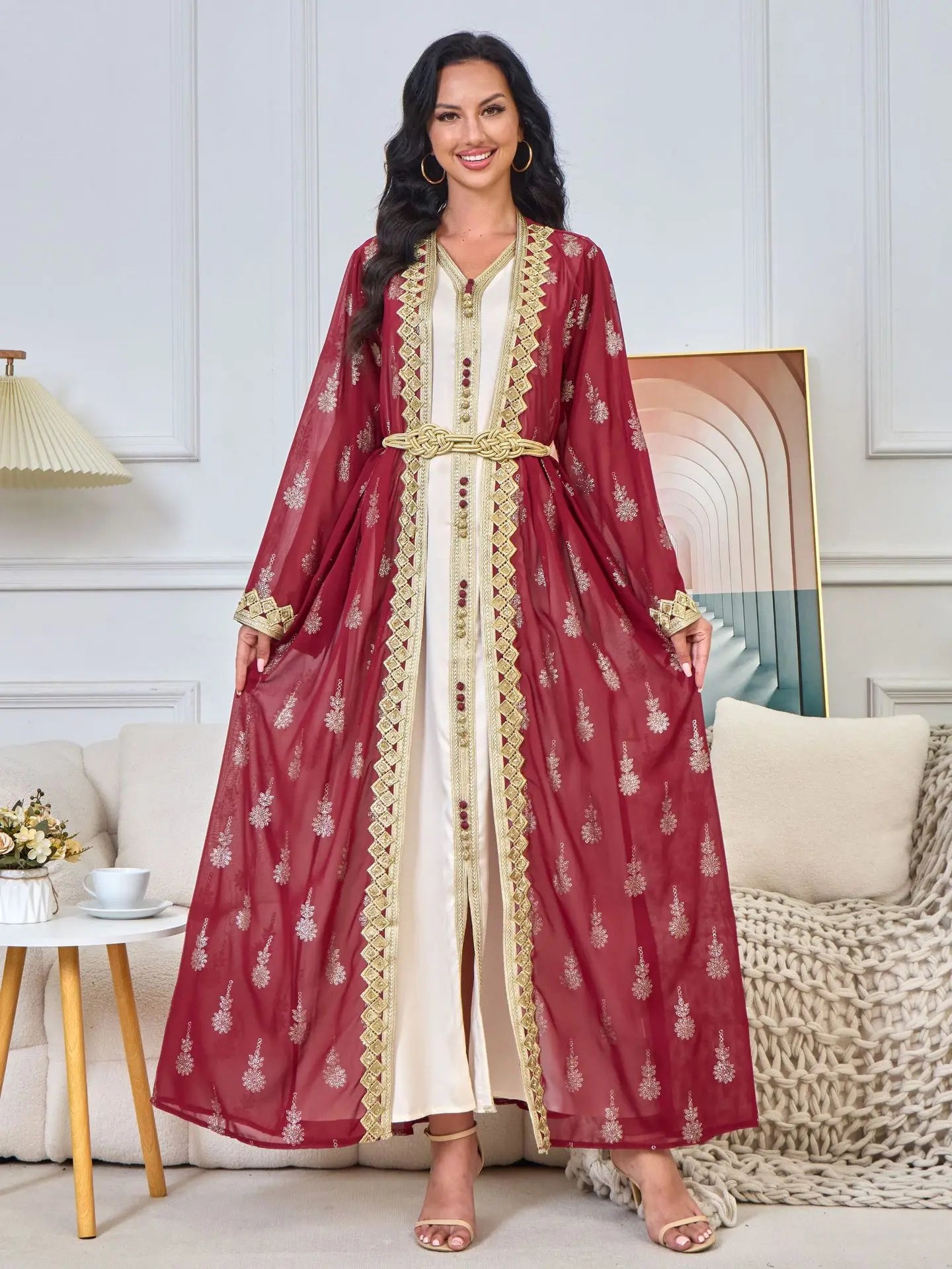 Luxury Dress 2 Piece Printed Embroidered outfit