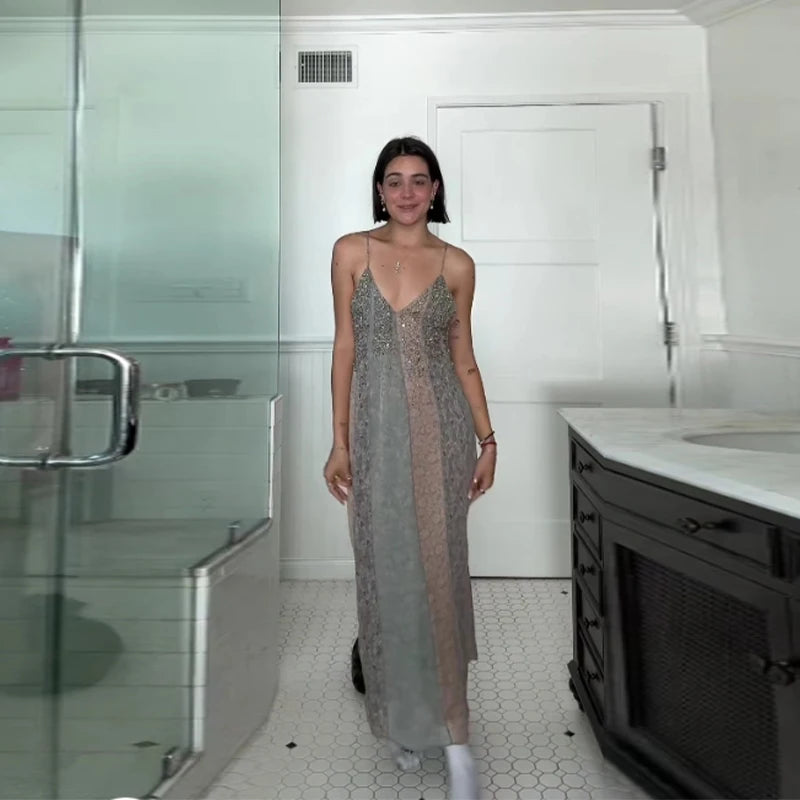 Long Dress Diamonds Tube