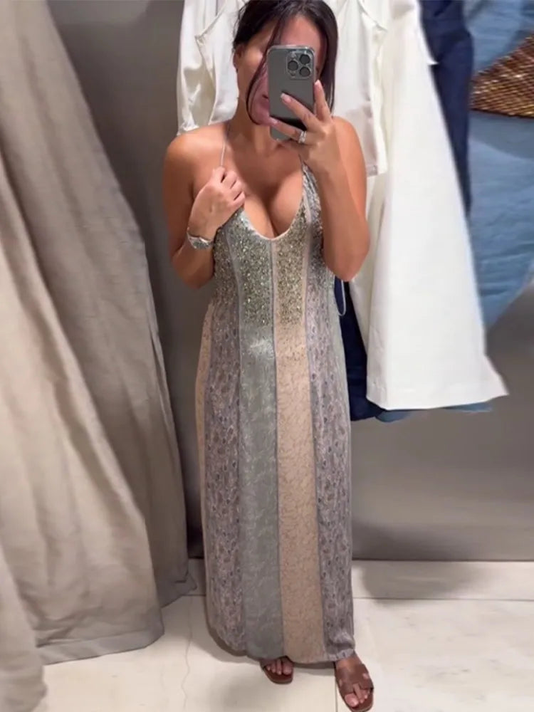 Long Dress Diamonds Tube