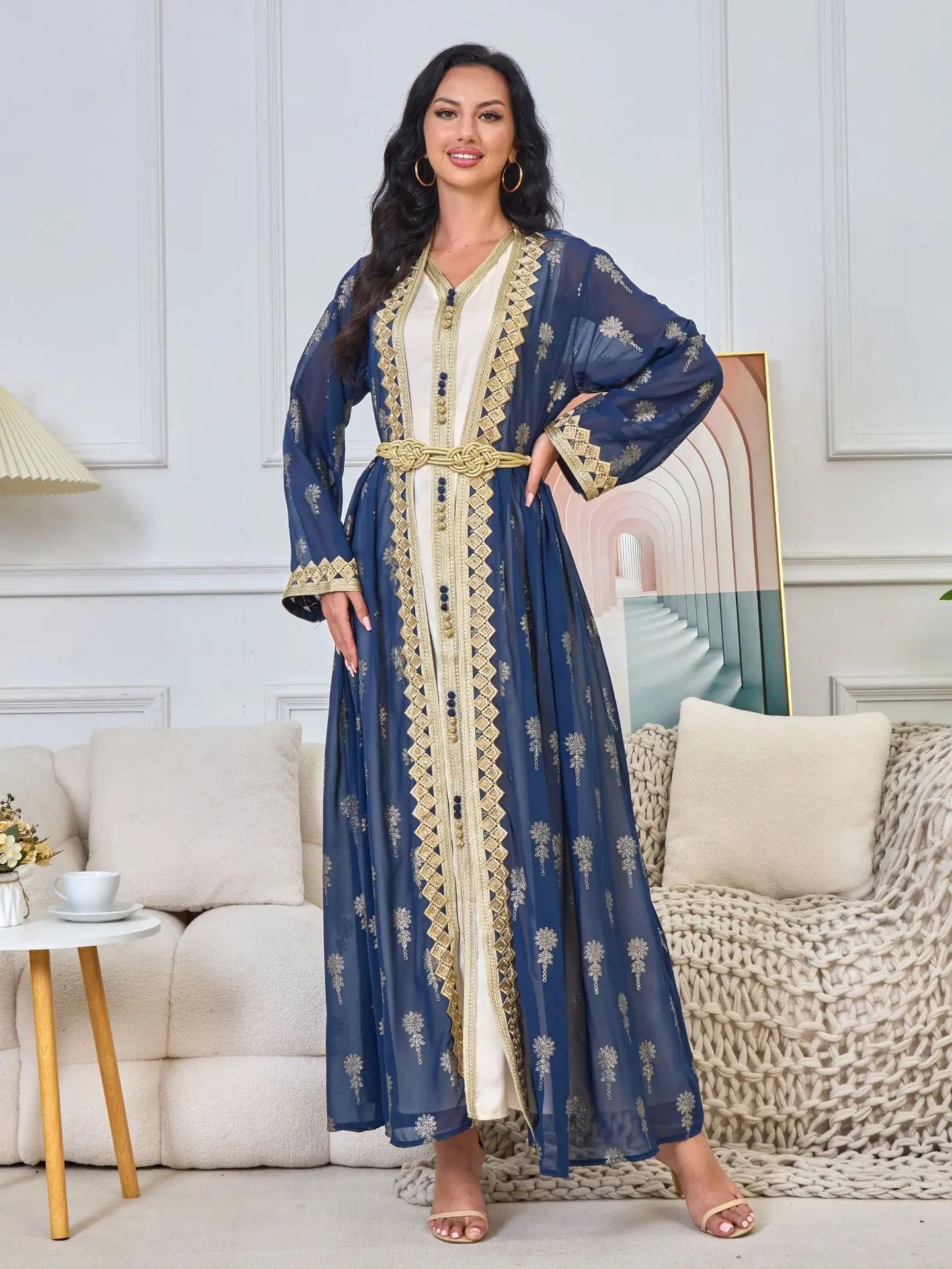 Luxury Dress 2 Piece Printed Embroidered outfit