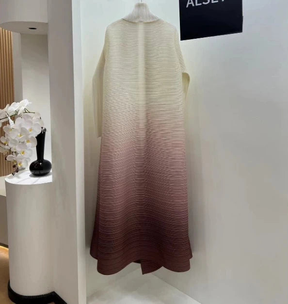 Trench Coat Printing Long-sleeved Cardigan