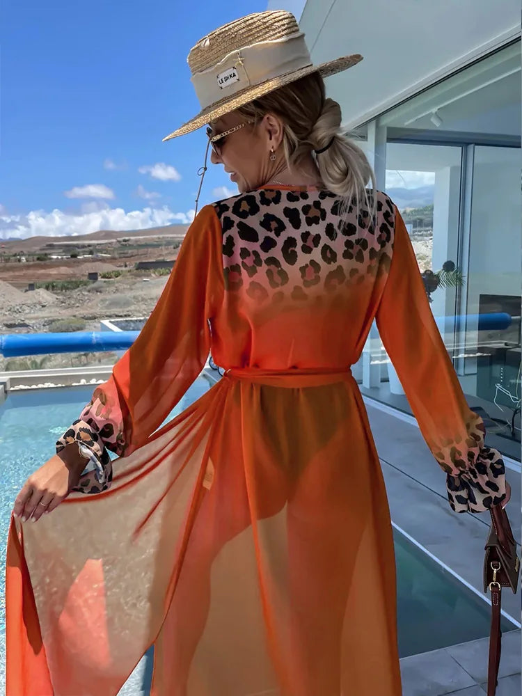 Leopard Beach Kimono