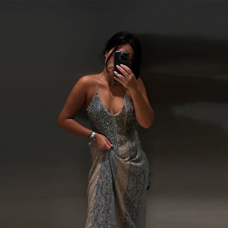 Long Dress Diamonds Tube