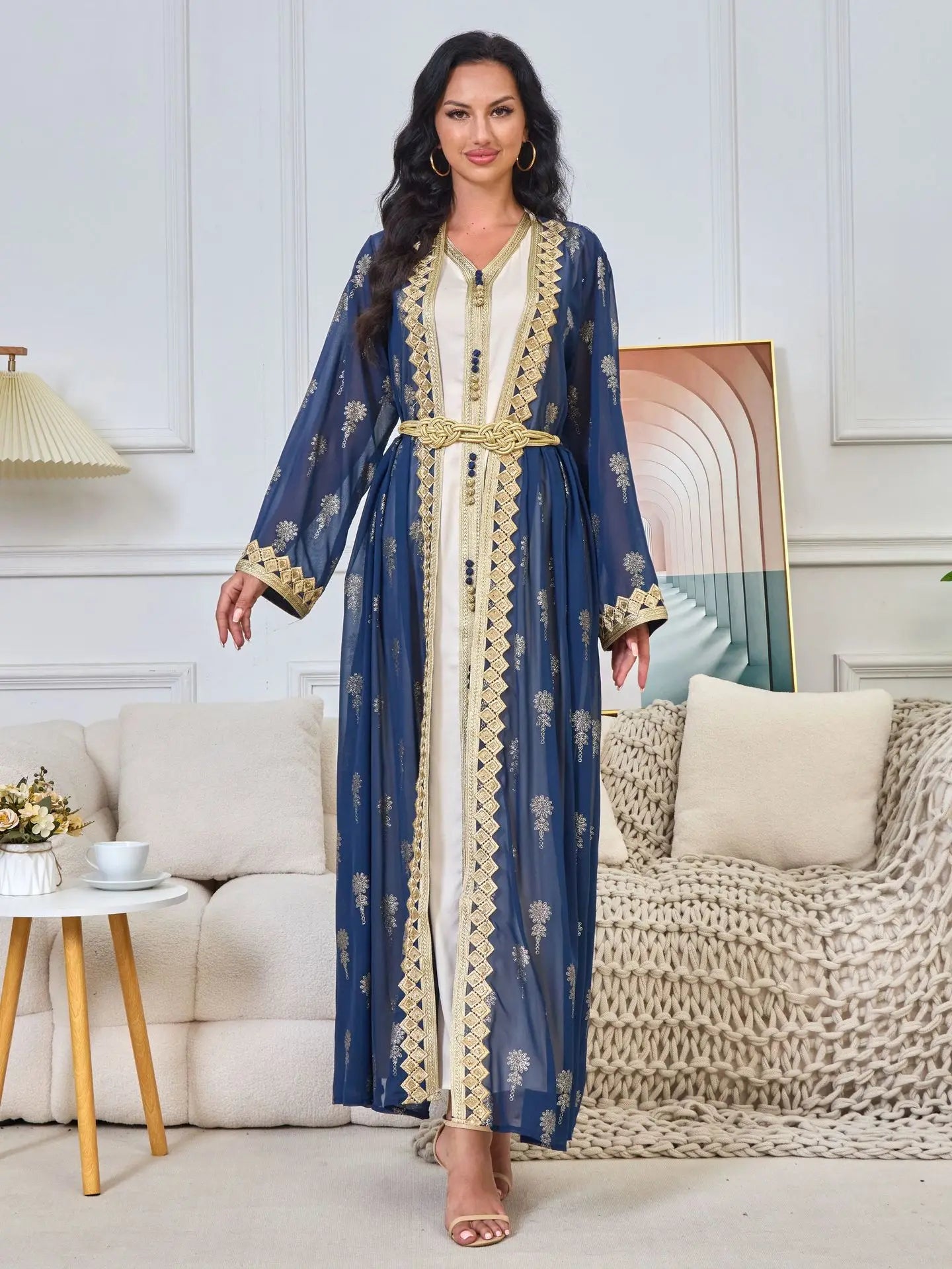 Luxury Dress 2 Piece Printed Embroidered outfit