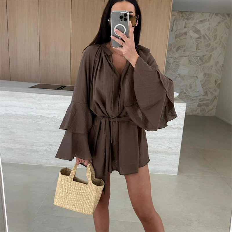 Long Sleeve Mini Dress