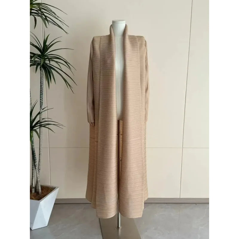 Luxury Long Trench Coat Loose Abaya