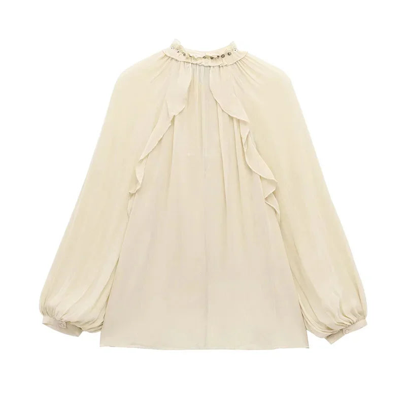Ruffles Vest Shirt Mini Skirt 3 Pieces Set