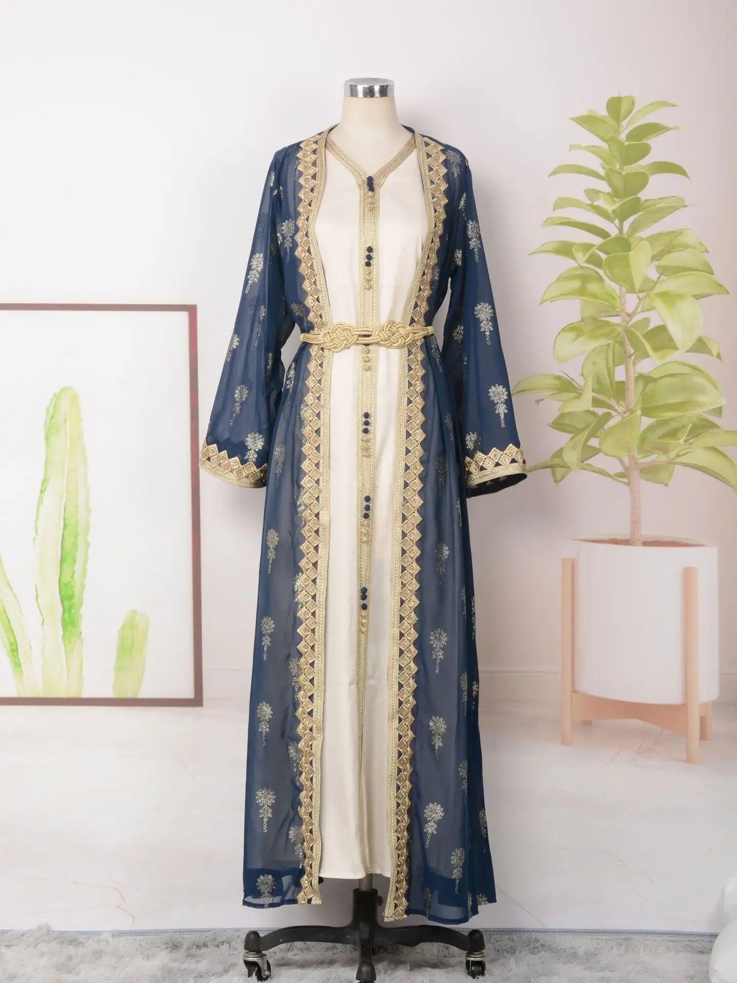 Luxury Dress 2 Piece Printed Embroidered outfit