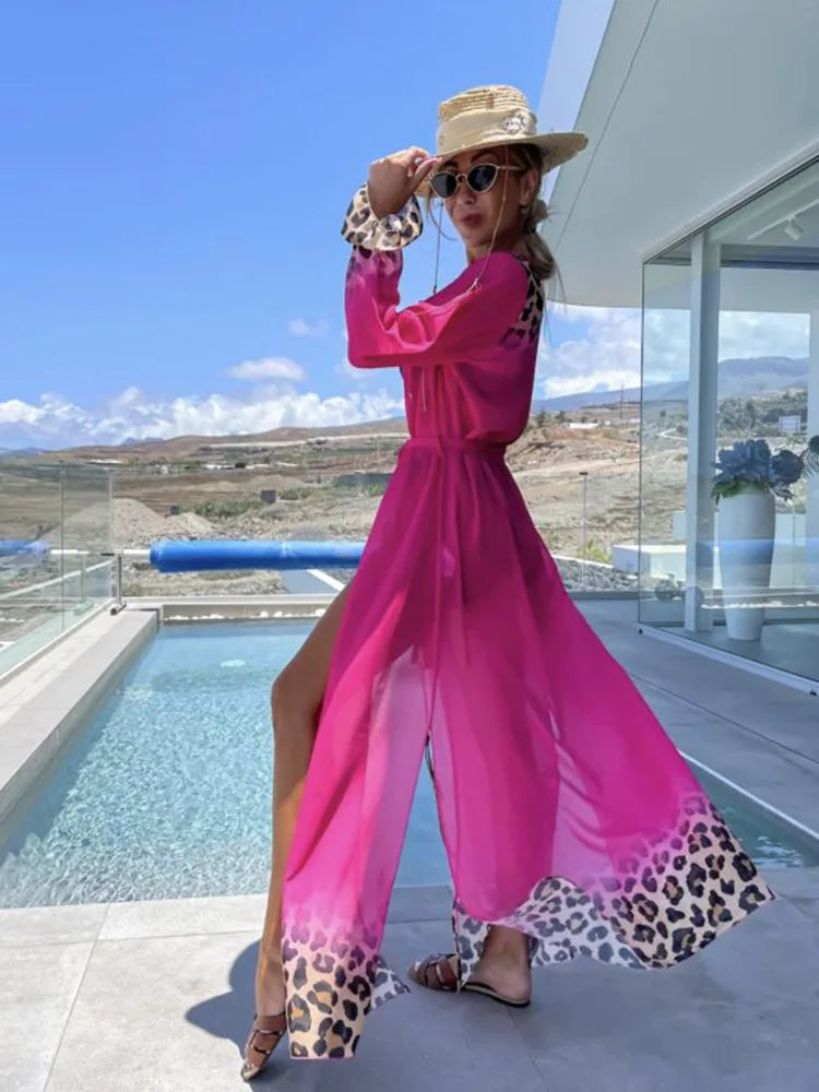 Leopard Beach Kimono