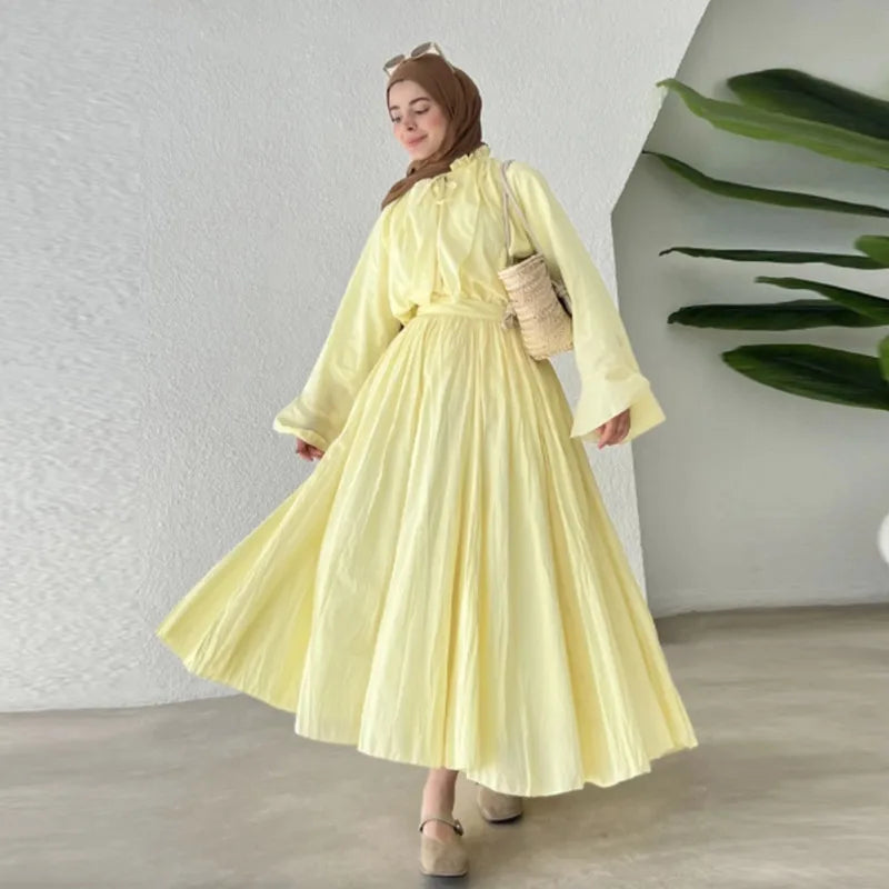T Shirt & Ruffle Skirt Sets outfit
