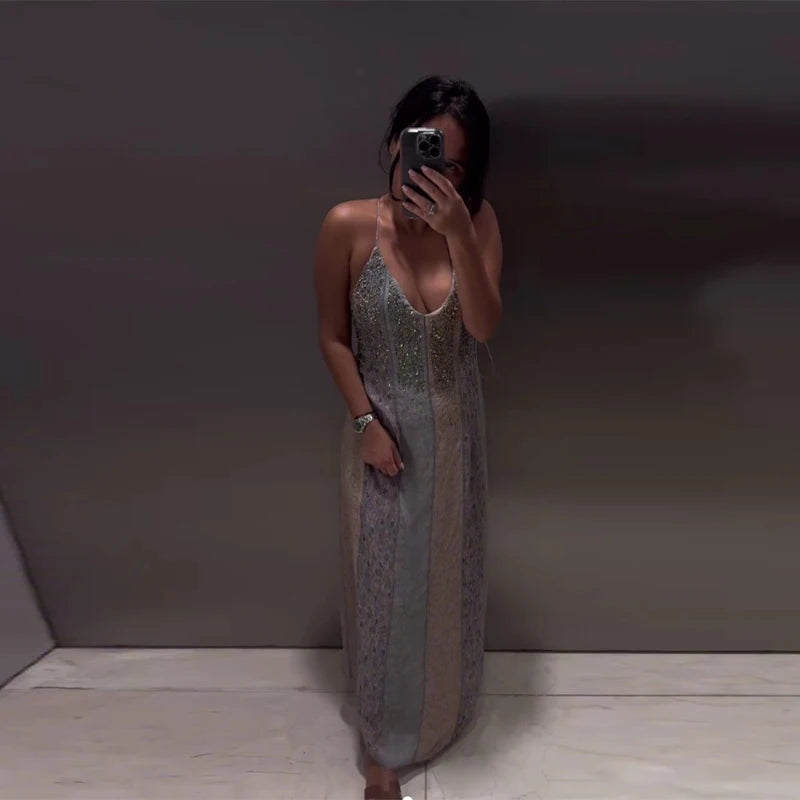 Long Dress Diamonds Tube