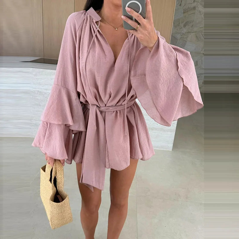 Long Sleeve Mini Dress