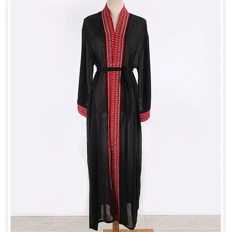 Chiffon Long Maxi Kimono