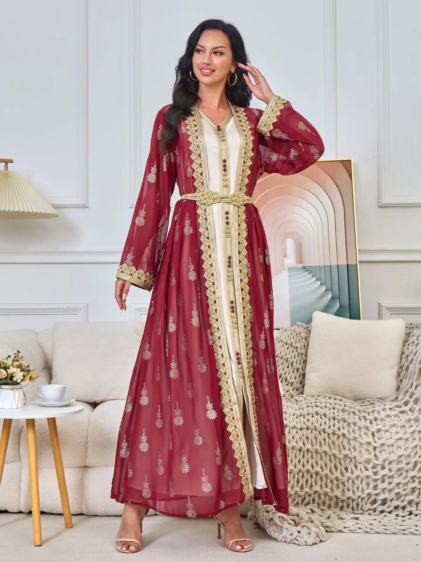 Luxury Dress 2 Piece Printed Embroidered outfit