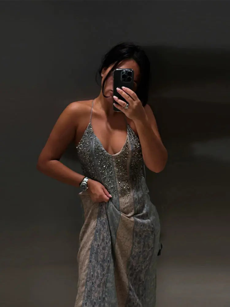 Long Dress Diamonds Tube