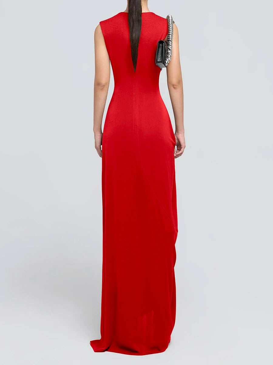 Spliced Folds Dress
