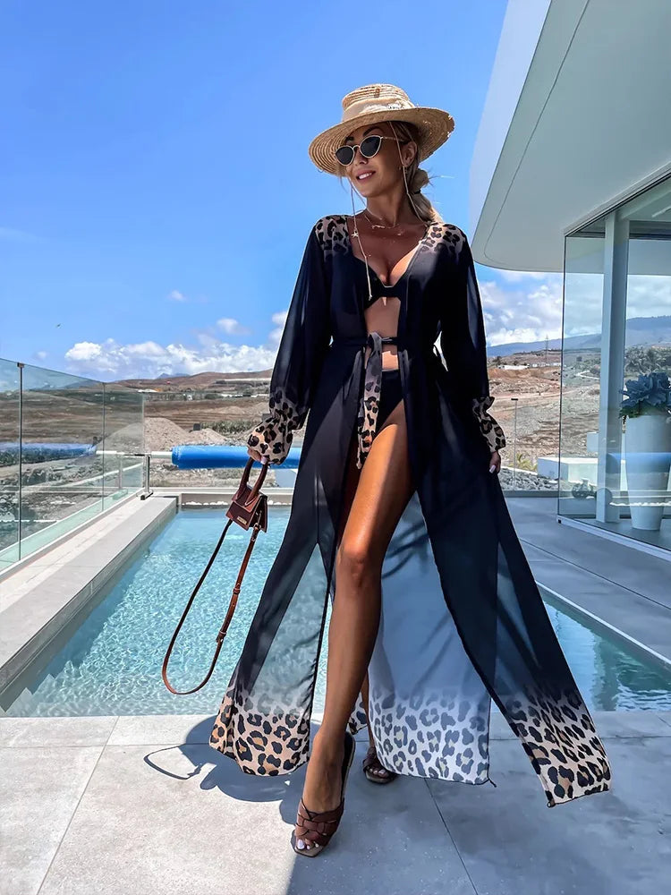 Leopard Beach Kimono