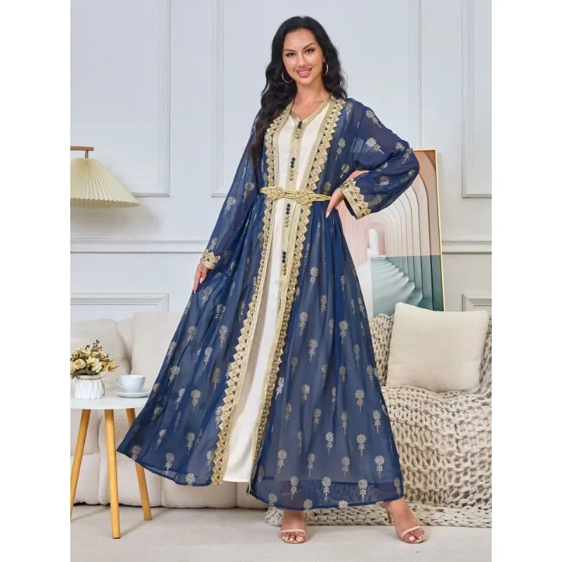 Luxury Dress 2 Piece Printed Embroidered outfit