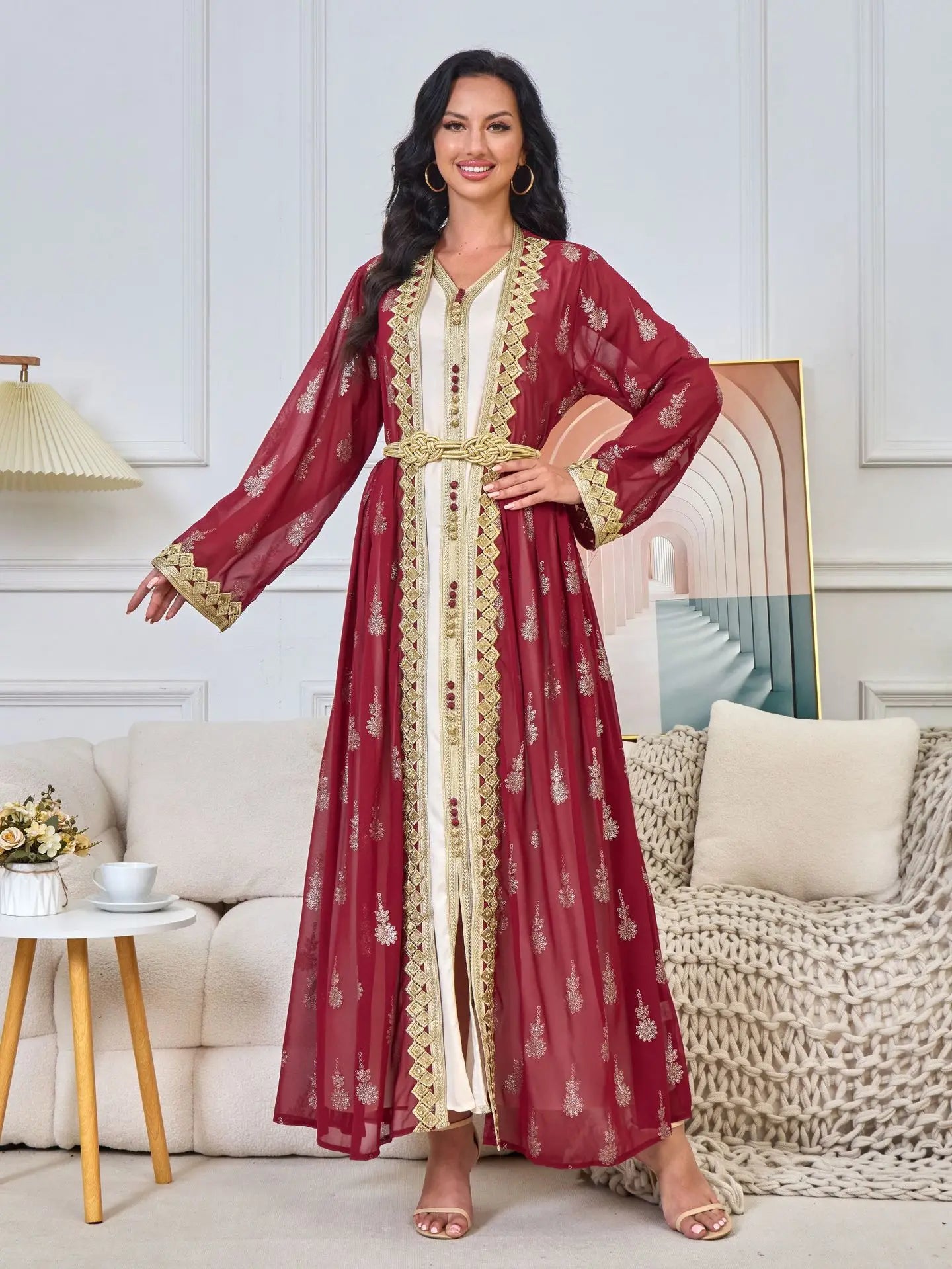 Luxury Dress 2 Piece Printed Embroidered outfit
