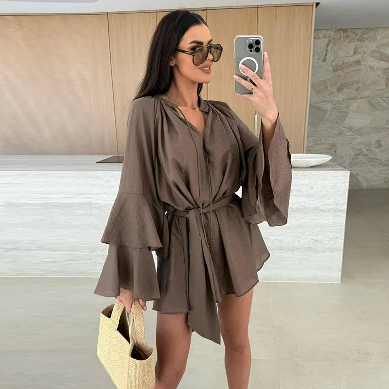 Long Sleeve Mini Dress