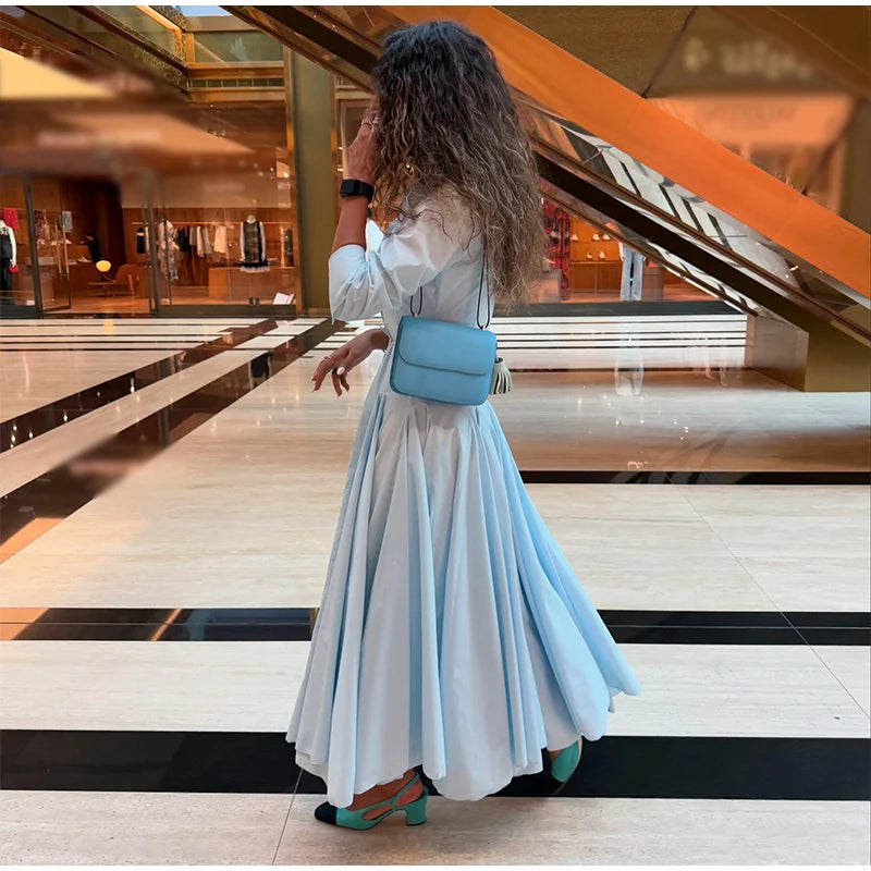 Solid Shirt Skirt Sets