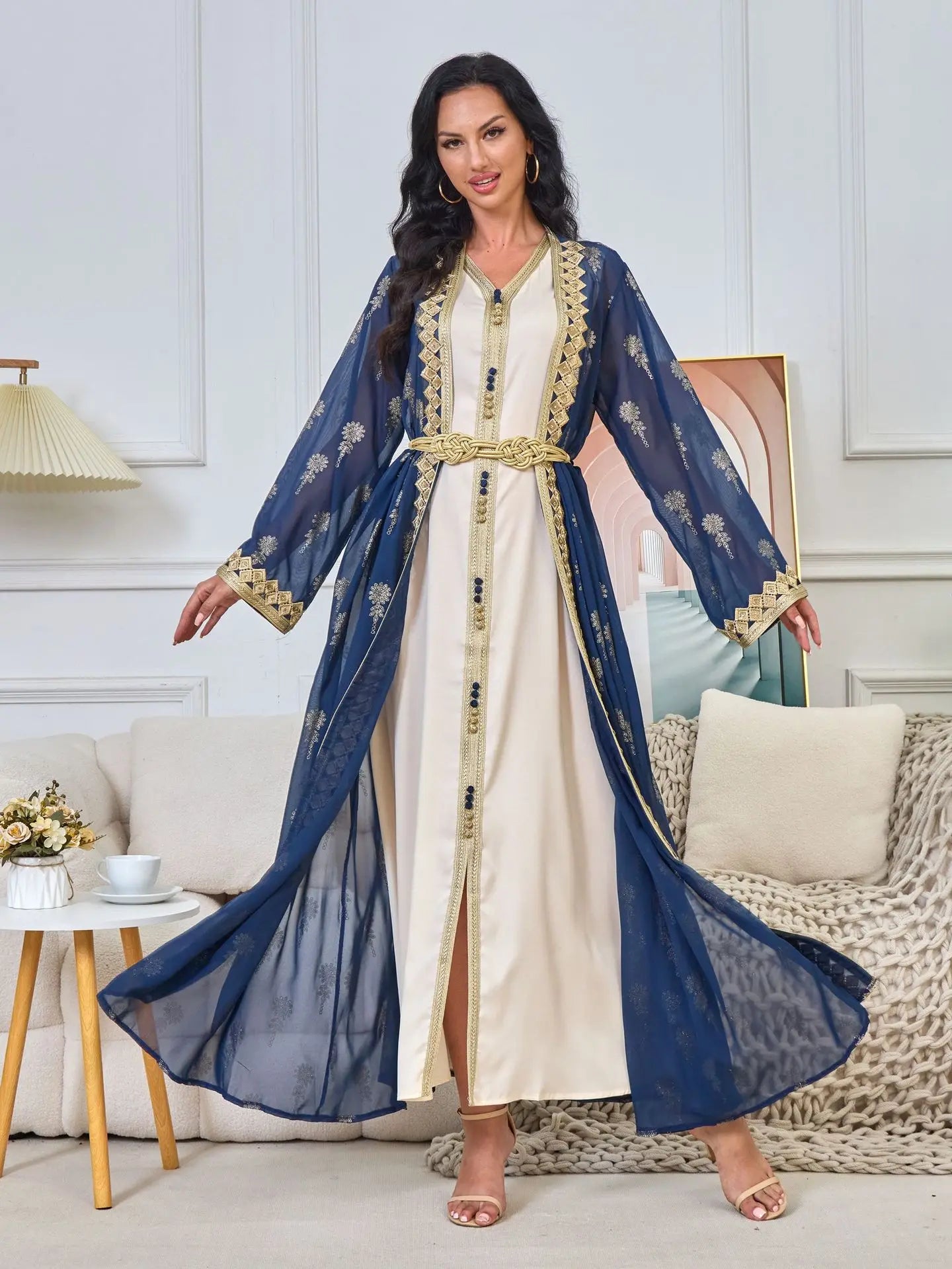 Luxury Dress 2 Piece Printed Embroidered outfit