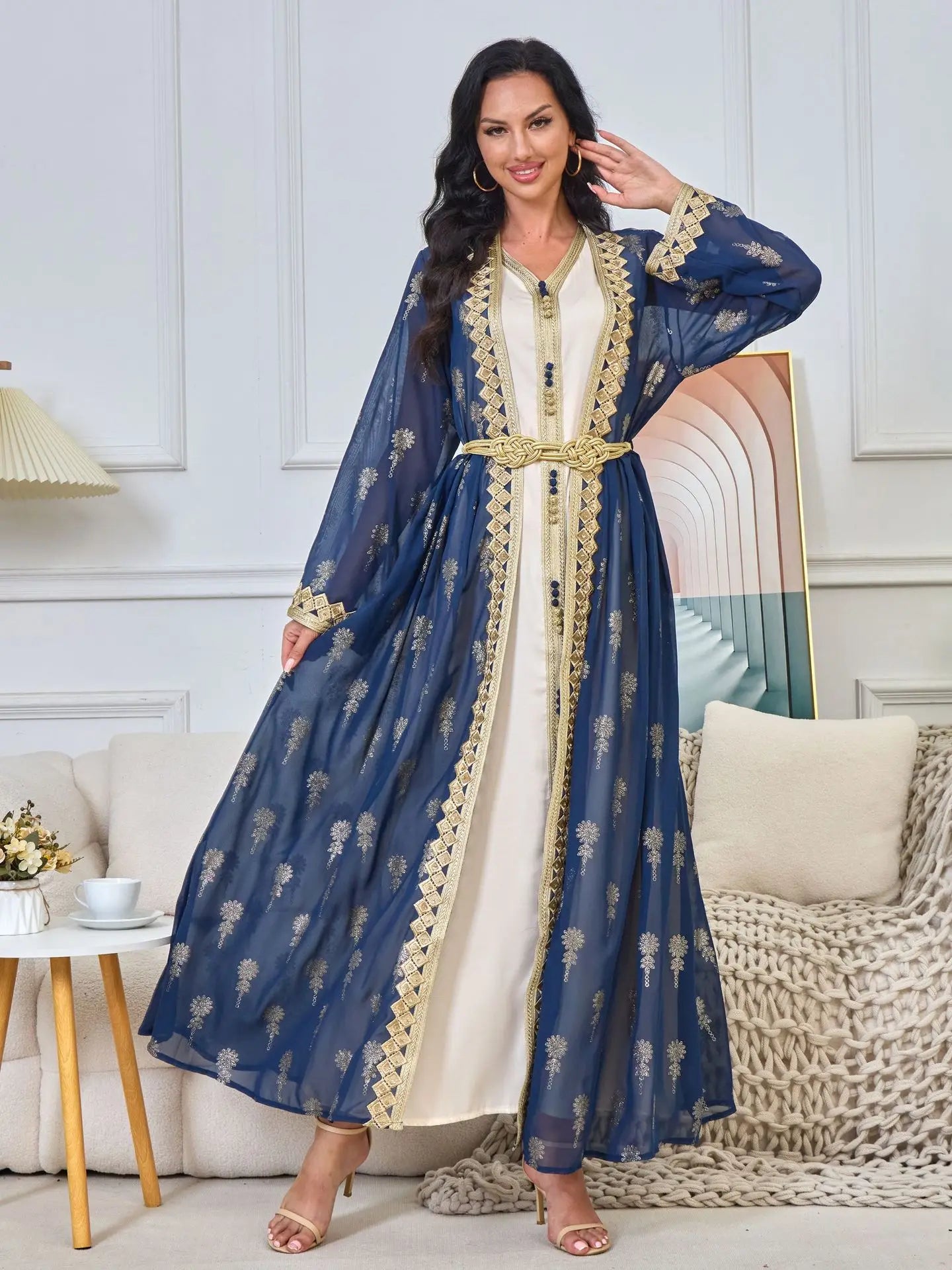 Luxury Dress 2 Piece Printed Embroidered outfit